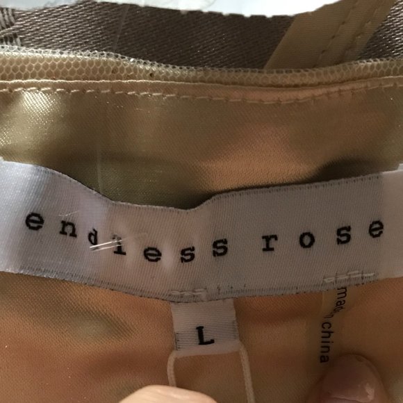 Endless Rose Gold Sparkle Tulle Top (NWT) - Picture 11 of 13